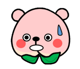 Sweet Peach Bear sticker #3207493
