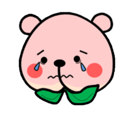 Sweet Peach Bear sticker #3207494