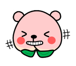 Sweet Peach Bear sticker #3207495