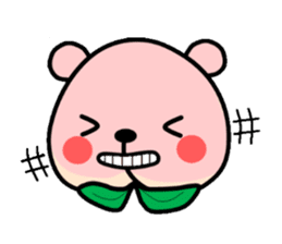 Sweet Peach Bear sticker #3207495