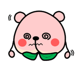 Sweet Peach Bear sticker #3207499