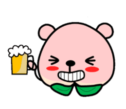 Sweet Peach Bear sticker #3207507