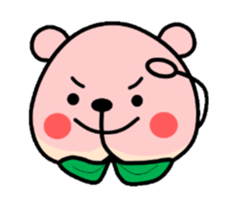 Sweet Peach Bear sticker #3207508