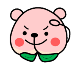 Sweet Peach Bear sticker #3207508