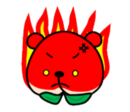 Sweet Peach Bear sticker #3207512