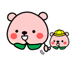 Sweet Peach Bear sticker #3207513