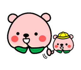 Sweet Peach Bear sticker #3207513