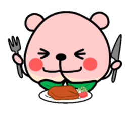 Sweet Peach Bear sticker #3207515