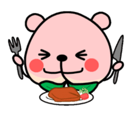 Sweet Peach Bear sticker #3207515