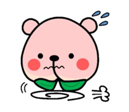 Sweet Peach Bear sticker #3207519