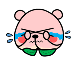 Sweet Peach Bear sticker #3207520