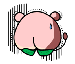Sweet Peach Bear sticker #3207523