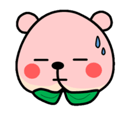 Sweet Peach Bear sticker #3207524