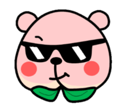 Sweet Peach Bear sticker #3207525