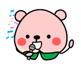 Sweet Peach Bear sticker #3207529