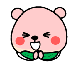 Sweet Peach Bear sticker #3207530