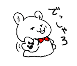 Bow Tie kumagoro of Kansai dialect sticker #3207576