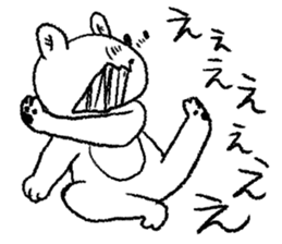 Bow Tie kumagoro of Kansai dialect sticker #3207608