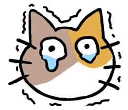 Cat Face! sticker #3207751