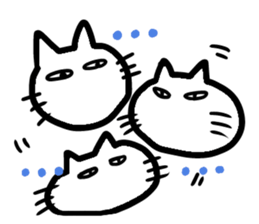 Cat Face! sticker #3207763