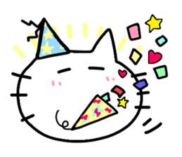 Cat Face! sticker #3207764