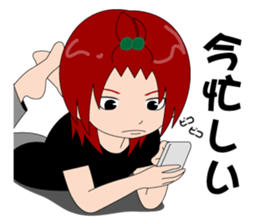 Cheerful high school boy stickers sticker #3208172