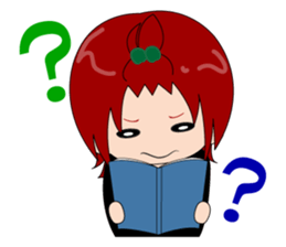 Cheerful high school boy stickers sticker #3208190