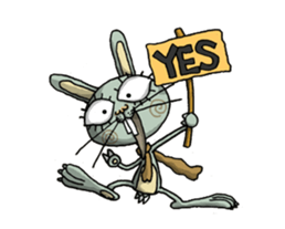 ELEGANT KIIMO Rabbit 2 sticker #3208262