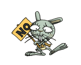 ELEGANT KIIMO Rabbit 2 sticker #3208263