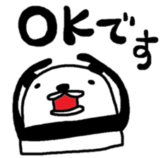 Panda and cat little sticker #3208332