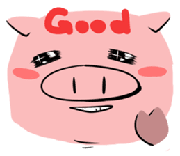 Fat pig & Friends Sticker sticker #3208463