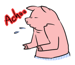 Fat pig & Friends Sticker sticker #3208465