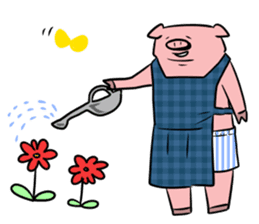 Fat pig & Friends Sticker sticker #3208487