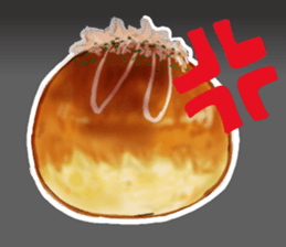 Real Takoyaki sticker #3208794