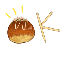 Real Takoyaki sticker #3208804