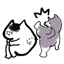 White cat2(English) sticker #3209032
