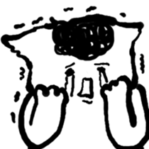 White cat2(English) sticker #3209046