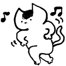 White cat2(English) sticker #3209059