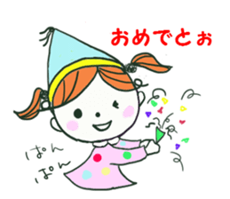 waterdrop girl sticker #3209510