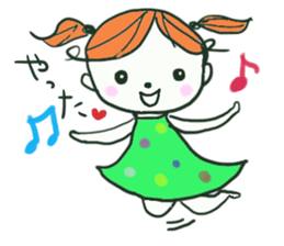 waterdrop girl sticker #3209518