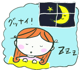 waterdrop girl sticker #3209519