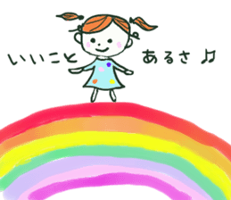 waterdrop girl sticker #3209544