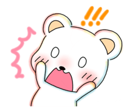 White kumasan life sticker #3210556