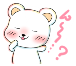 White kumasan life sticker #3210558