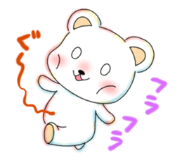 White kumasan life sticker #3210571