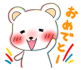 White kumasan life sticker #3210576