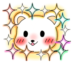 White kumasan life sticker #3210580