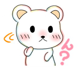 White kumasan life sticker #3210581