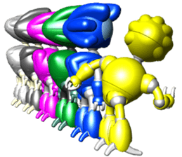 Space observer - part4 (3DCG) sticker #3210787