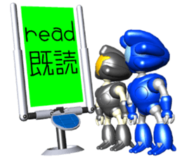 Space observer - part4 (3DCG) sticker #3210794